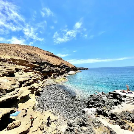 Bungalow Con Vistas A La Piscina, A 300m Del Mar En Tenerife Sur شقة
